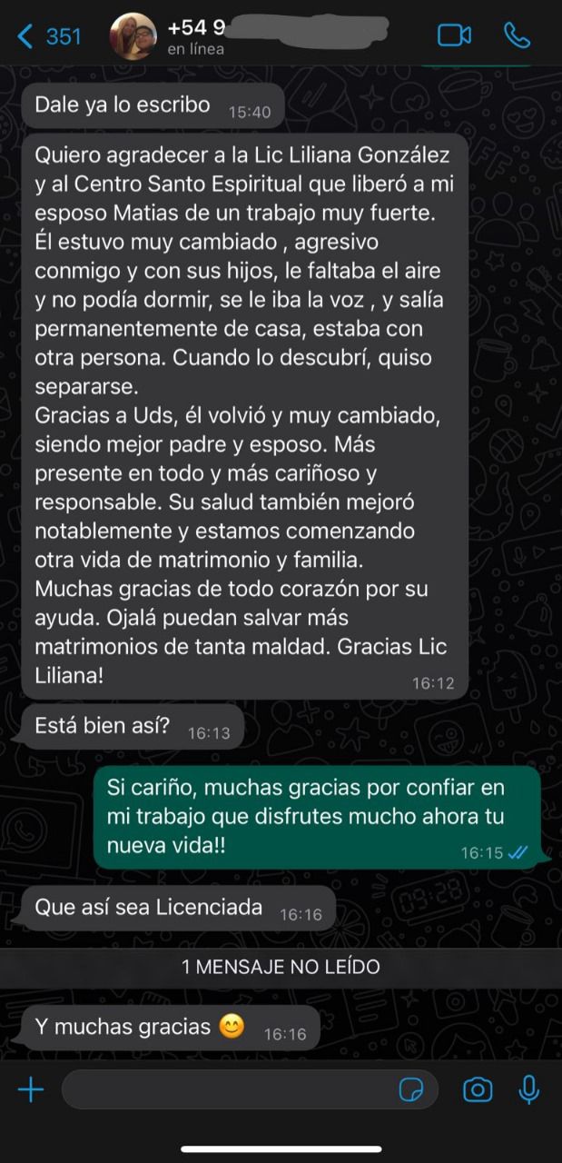 testimonio